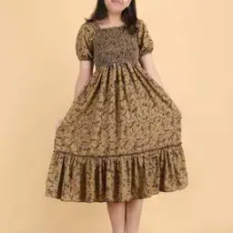 Girls Fit And Flare Dress-image-94