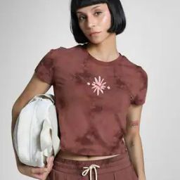 Tie And Dye Crew-Neck T-shirt-image-67