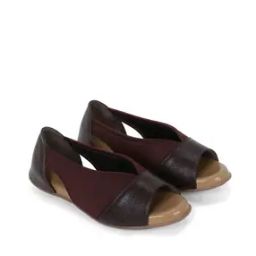 Slip-On Flat Sandals with Peep-Toe-picture-7