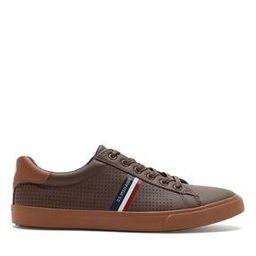 Men Perforated Low-Top Lace-Up Sneakers-image-94