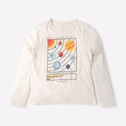 gap kids Solar System Motif Round Neck T-Shirt-picture-37