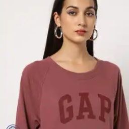 Logo Print Crew-Neck Sweatshirt-image-86