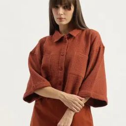Women Textured Shirt-image-23