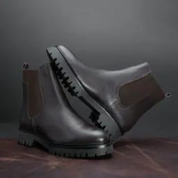 Women Ankle-Length Boots with Leather Upper-image-74
