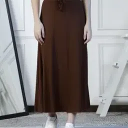 Ribbed Skirts with Drawstring Waistband-image-19