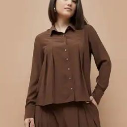 Spread Collar Regular Fit Shirt  -image-33