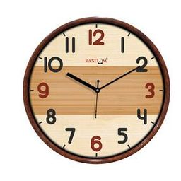 Dual Frame Wooden Wall Clock with Glass-image-43