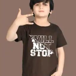 Boys Oversized Fit Cotton Printed T-shirt -picture-35