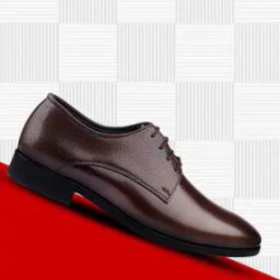 Round-Toe Derbys Shoes with Lace Fastening-image-56