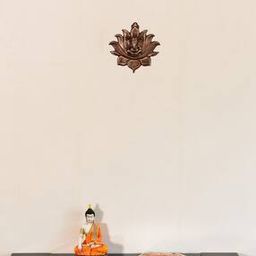 Metal Wall Hanging of Lord Ganesha on Lotus-picture-18