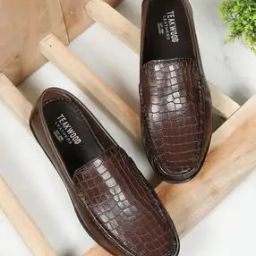 Men Croc-Embossed Slip-On Loafers -image-46