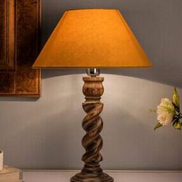 Twisted Wooden Table Lamp-image-57