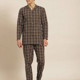 Pack of 2 Checked Lounge T-shirt Set-image-22
