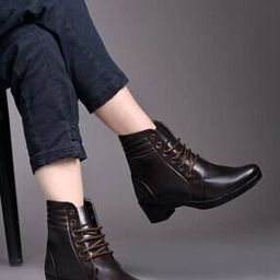 shoetopia Women Ankle-Length Lace-Up Boots-picture-18