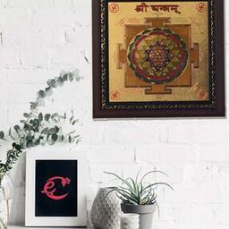 Shree Yantra Laminated Golden Foil-image-27