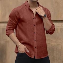 Men Self-design Regular Fit Shirt-picture-9