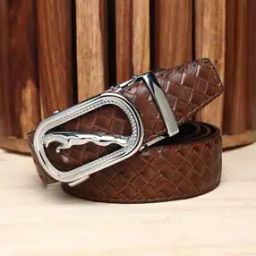 Men Basket-Weave Belt with Buckle Closure-image-37