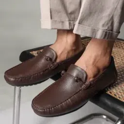 Men Loafers with Leather Upper-image-35