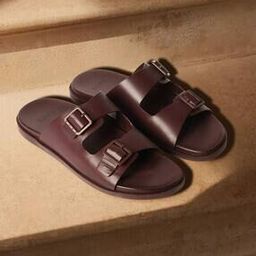 Men Typographic Print Open-Toe Flip-Flops-27