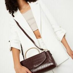 Women Textured Sling Bag-image-2