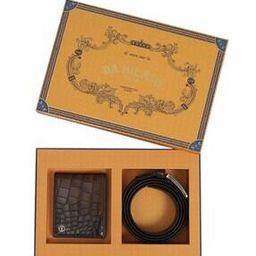 Men Bi-Fold Wallet & Belt Set-image-24