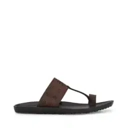 azzaro black Men Laser-Cut Toe-Ring Flip-Flops-picture-42