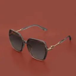 Women UV Protected Lens Oversized Sunglasses - A3095-A8-44