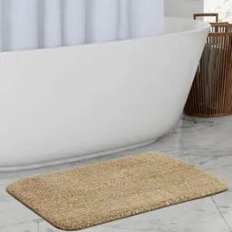 Super Soft Polyester Bath Mat 16'' x 24''-27