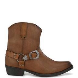 Plain-Toe Boots with Buckle Fastening-image-37