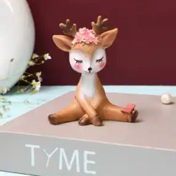 Multicolour Fairy Garden Miniature Deer -37