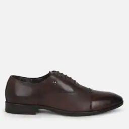 Men Round-Toe Leather Oxfords-image-57