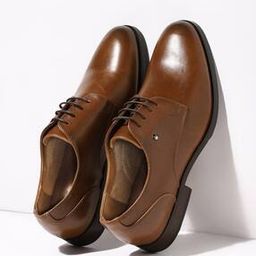Men Textured Lace-Up Derbys-image-58