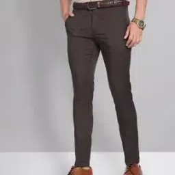 Men Slim Fit Trousers-image-70