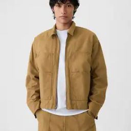 Men Regular Fit Carpenter Denim Jacket with Patch Pocket-picture-30