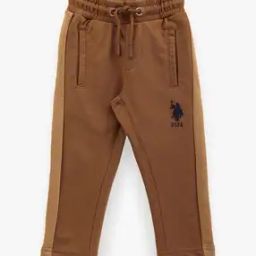 Boys Logo Embroidered Regular Fit Straight Track Pants-picture-27
