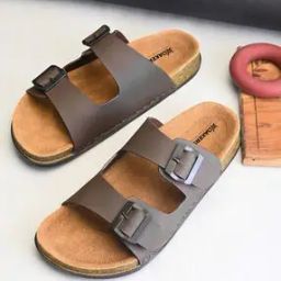 Men Flip Flops with Faux leather Upper-44