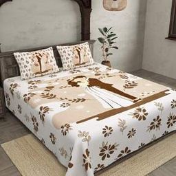 Printed Double Bedsheet with Pillow Covers-image-70