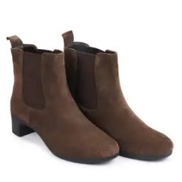 Ankle-Length Boots with Pull-Up Tabs-image-36