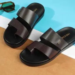 Men Slip-On Round-Toe Sandals-image-4