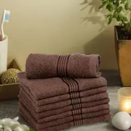 Set of 8 Quick-Dry Face Towels 11" x 11"-picture-42