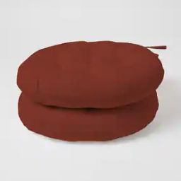 Pack of 2 Cotton Round Chair Pad-51