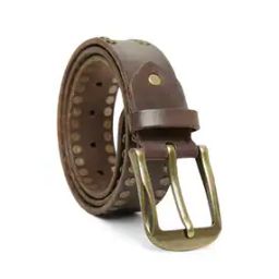 Men Embellished Belt with Buckle Closure-image-43