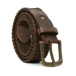 Men Leather Belt with Buckle Closure-35