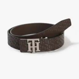 Logo Embossed Belt with Metal Accent-21