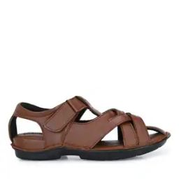 Strappy Sandals with Velcro Fastening-image-4