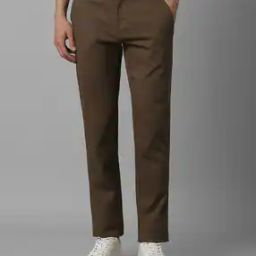 Men Textured Slim Fit Trousers-image-76
