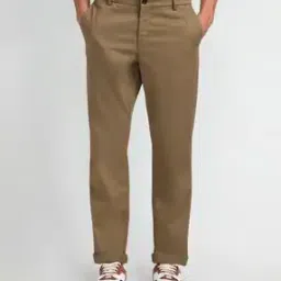 Men Slim Fit Flat-Front Chinos-picture-27