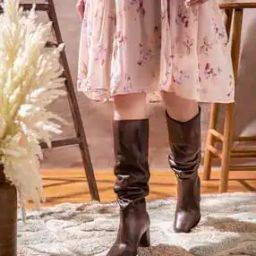 Wide-Calf Boots with Stitch Detail-image-51