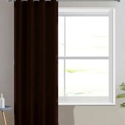 Satin Blackout Door Curtain-34