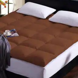 Microfiber Cotton Solid King Mattress Protector-image-77